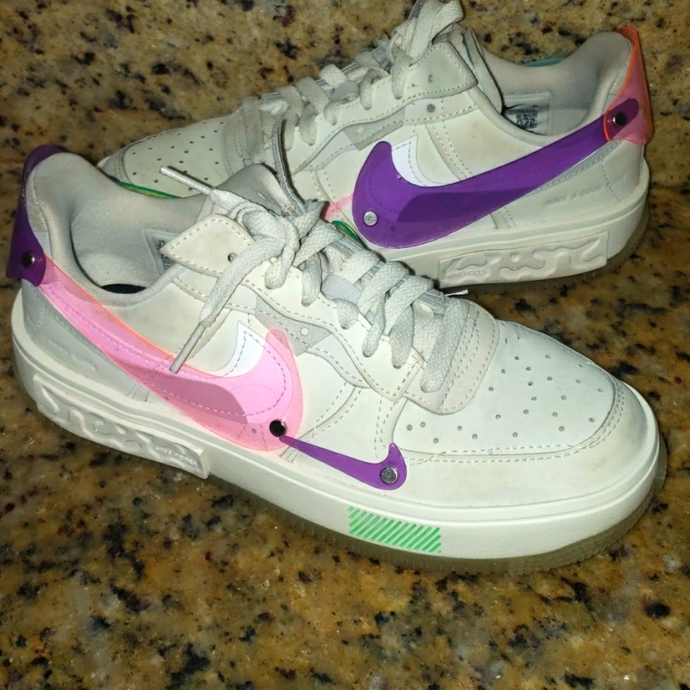 💜 Nike Air Force One Fontanka" Have a Good Day" Sneakers 👟 7.5